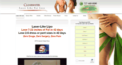 Desktop Screenshot of clearwaterlaserlikefatloss.com